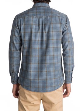 quiksilver, Waterman Cortez Straight - Camicia a maniche lunghe, ESTATE BLUE CORTEZ STRAIGHT (bsw1) Waterman Cortez Straight - Long Sleeve Shirt EQMWT03038