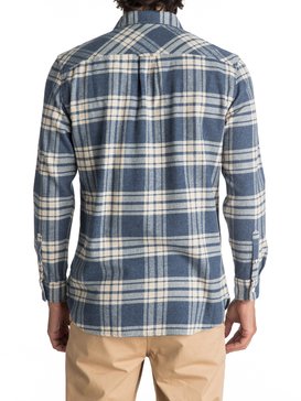 quiksilver, Waterman Moon Tides Flannel - Camicia a maniche lunghe, ESTATE BLUE MOON TIDES (bsw1) Waterman Moon Tides Flannel - Long Sleeve Shirt EQMWT03075