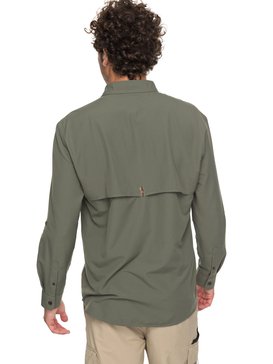 quiksilver, Waterman Trailblazing - Chemise à manches longues, BEETLE (gqm0) Waterman Trailblazing - Long Sleeve Shirt EQMWT03107