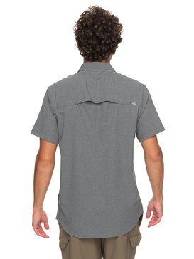 quiksilver, Waterman - Chemise technique manches courtes, CHARCOAL HEATHER (ktah) Waterman - Technical Short Sleeve Shirt EQMWT03128