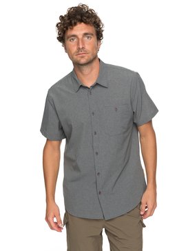 quiksilver, Waterman - Chemise technique manches courtes, CHARCOAL HEATHER (ktah) Waterman - Technical Short Sleeve Shirt EQMWT03128