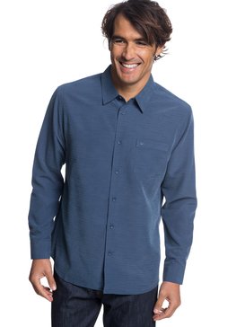 quiksilver, Waterman Centinela - Funktionelles langärmliges Hemd für Männer, PARISIAN NIGHT (byp0) Waterman Centinela - Technical Long Sleeve Shirt for Men EQMWT03176