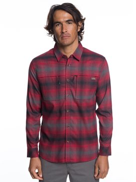 quiksilver, Waterman Thermo Hyper Flannel - T-shirt manches longues technique pour Homme, RIO RED (rrk0) Waterman Thermo Hyper Flannel - Technical Long Sleeve Shirt for Men EQMWT03183