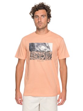 quiksilver, Waterman No Ko Loko - T Shirt col rond pour Homme, DUSTY CORAL (nht0) Waterman No Ko Loko - T-Shirt for Men EQMZT03069