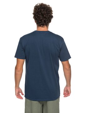 quiksilver, Waterman Dream Stringer - Camiseta con Bolsillo para Hombre, DARK DENIM (brq0) Waterman Dream Stringer - Pocket T-Shirt for Men EQMZT03071