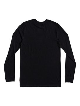 quiksilver, Waterman Established - T-shirt à manches longues pour Homme, BLACK (kvj0) Waterman Established - Long Sleeve T-Shirt for Men EQMZT03100
