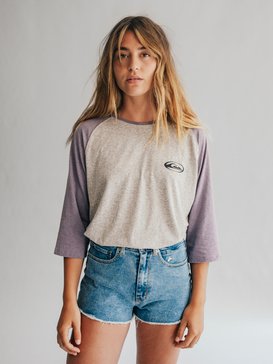 Quiksilver Womens - High Waist Denim Shorts  EQWDS03000