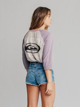 Quiksilver Womens - High Waist Denim Shorts  EQWDS03000