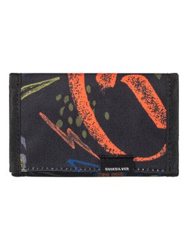 quiksilver, The Everydaily - Portefeuille 3 volets, BLACK THUNDERBOLTS (kvj7) The Everydaily - Tri-Fold Wallet EQYAA03530