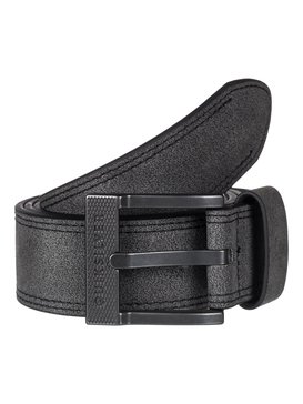 quiksilver, Stitchy Update - Ceinture imitation cuir, BLACK (kvj0) Stitchy Update - Faux-Leather Belt EQYAA03564