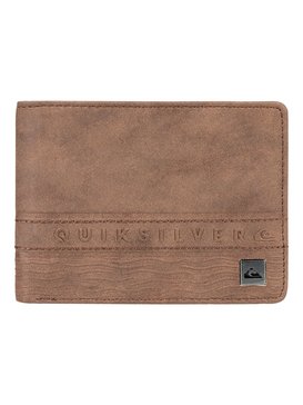 quiksilver, Everyday Stripe - Portefeuille à deux volets pour Homme, CHOCOLATE (brn) Everyday Stripe - Bi-Fold Wallet for Men EQYAA03703