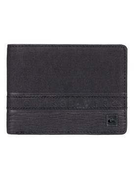quiksilver, Everyday Stripe - Portefeuille à deux volets pour Homme, BLACK (kvj0) Everyday Stripe - Bi-Fold Wallet for Men EQYAA03703
