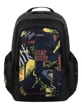 quiksilver, Schoolie 25L - Sac à dos moyen, BLACK THUNDERBOLTS (kvj7) Schoolie 25L - Medium Backpack EQYBP03418