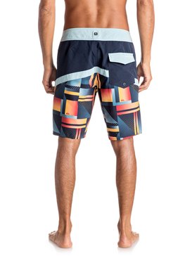quiksilver, Check Crypt Vee 19" - Boardshort, NAVY BLAZER (byj6) Check Crypt Vee 19" - Board Shorts EQYBS03576