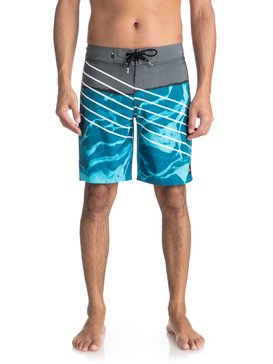 quiksilver, Highline Lava Slash 19" - Board Shorts for Men, REAL TEAL (bpr6) Highline Lava Slash 19" - Board Shorts for Men EQYBS03848