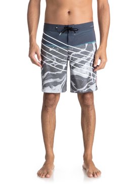 quiksilver, Highline Lava Slash 19" - Board Shorts for Men, BLUE NIGHT (bst6) Highline Lava Slash 19" - Board Shorts for Men EQYBS03848