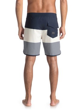 quiksilver, Highline Tijuana Scallop 18" - Boardshort pour Homme, NAVY BLAZER (byj6) Highline Tijuana Scallop 18" - Board Shorts for Men EQYBS03852