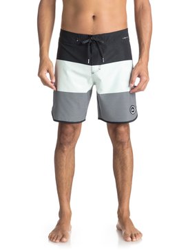 quiksilver, Highline Tijuana Scallop 18" - Boardshorts für Männer, BLACK (kvj6) Highline Tijuana Scallop 18" - Board Shorts for Men EQYBS03852