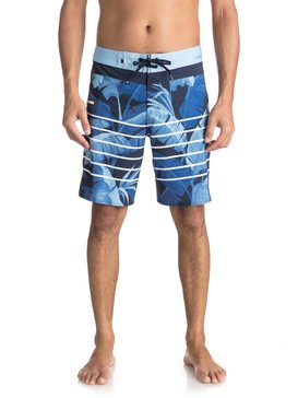 quiksilver, Highline Island Time 19" - Board Shorts for Men, NAVY BLAZER (byj6) Highline Island Time 19" - Board Shorts for Men EQYBS03897