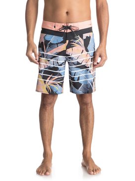 quiksilver, Highline Island Time 19" - Board Shorts for Men, TARMAC (kta6) Highline Island Time 19" - Board Shorts for Men EQYBS03897