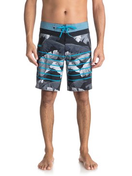 quiksilver, Highline Island Time 19" - Board Shorts for Men, BLACK (kvj6) Highline Island Time 19" - Board Shorts for Men EQYBS03897