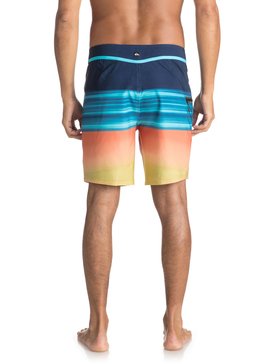 quiksilver, Highline Hold Down Vee 18" - Board Shorts for Men, ESTATE BLUE (bsw6) Highline Hold Down Vee 18" - Board Shorts for Men EQYBS03924