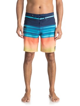 quiksilver, Highline Hold Down Vee 18" - Board Shorts for Men, ESTATE BLUE (bsw6) Highline Hold Down Vee 18" - Board Shorts for Men EQYBS03924