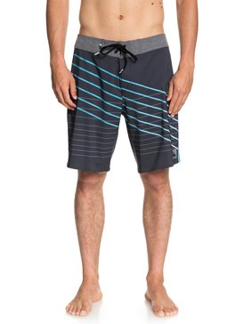 quiksilver, Highline Shibori Slash 19" - Board Shorts, BLACK (kvj6) Highline Shibori Slash 19" - Board Shorts EQYBS04013