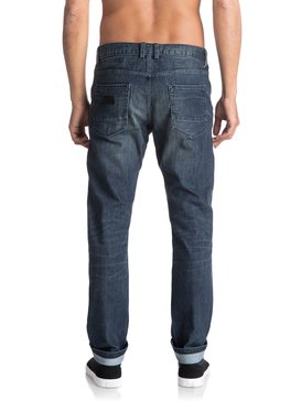 quiksilver, Узкие джинсы Athletic Coolmax, COOL BLUE (bmcw) Athletic Coolmax - Tapered Fit Jeans for Men EQYDP03335