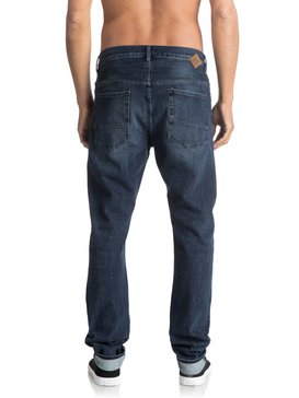 quiksilver, Джинсы скинни Low Bridge Mineral Blue, MINERAL BLUE (btew) Low Bridge Mineral Blue - Skinny Fit Jeans for Men EQYDP03339