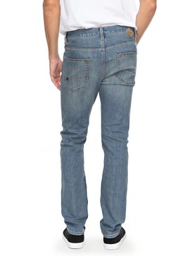 quiksilver, Прямые джинсы Revolver Coolmax Surf Blue, SURF BLUE (bksw) Revolver Coolmax Surf Blue - Straight Fit Jeans EQYDP03353