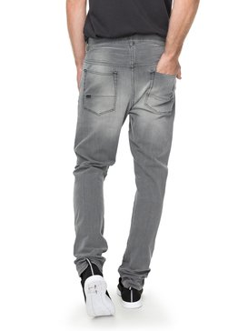 quiksilver, Джинсы скинни Low Bridge Grey, GREY (kzmw) Low Bridge Grey - Skinny Fit Jeans for Men EQYDP03354