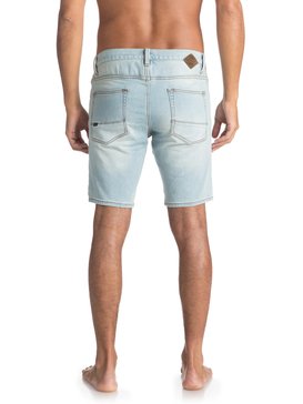 quiksilver, Джинсовые шорты Revolver Bleached Surf, BLEACHED SURF (bejw) Revolver Bleached Surf - Denim Shorts for Men EQYDS03078