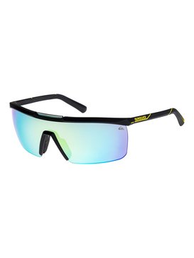quiksilver, Boneless - Lunettes de soleil pour Homme, BLACK/ML YELLOW (xkky) Boneless - Sunglasses for Men EQYEY03012
