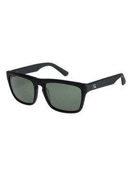 quiksilver, Ferris Premium Polarised - Lunettes de soleil pour Homme, MATTE BLACK/PLZ GREEN (xkkg) Ferris Premium Polarised - Sunglasses for Men EQYEY03017
