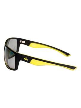 quiksilver, Chaser Polarised Photochromic - Lunettes de soleil pour Homme, MATTE BLACK-YELLOW/PHOTOCHROMI (xkkg) Chaser Polarised Photochromic - Sunglasses for Men EQYEY03034