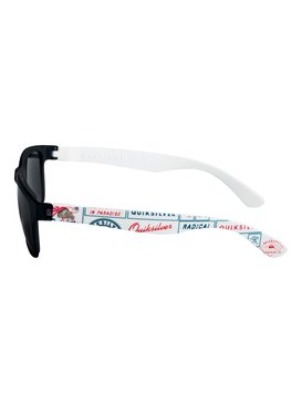 quiksilver, Stanford - Lunettes de soleil pour Homme, MATTE CRYSTAL NAVY-PRINT/GREY (xbbk) Stanford - Sunglasses for Men EQYEY03065
