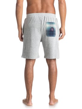 quiksilver, Спортивные шорты Diamond Tail, LIGHT GREY HEATHER (sjsh) Diamond Tail - Fleece Shorts for Men EQYFB03146