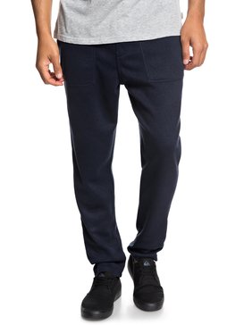 quiksilver, Quikbond - Pantalon de jogging technique en matière contrecollée pour Homme, NAVY BLAZER (byj0) Quikbond - Technical Bonded Joggers for Men EQYFB03160