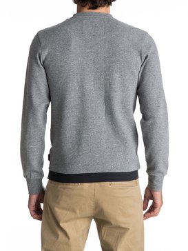 quiksilver, Толстовка на молнии Kurow, LIGHT GREY HEATHER (sgrh) Kurow - Technical Sweatshirt EQYFT03665