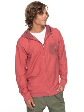 quiksilver, Baao Zip - Kapuzenpulli mit Reißverschluss für Männer, MINERAL RED (mmz0) Baao Zip - Zip-Up Hoodie for Men EQYFT03766