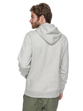 quiksilver, Hood Embossed - Sweat à capuche pour Homme, LIGHT GREY HEATHER (sgrh) Hood Embossed - Hoodie for Men EQYFT03793