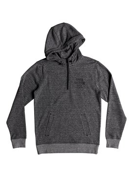 quiksilver, Yattemi - Funktioneller Kapuzenpulli mit Halbreißverschluss für Männer, MEDIUM GREY HEATHER (kpvh) Yattemi - Technical Half-Zip Hoodie for Men EQYFT03851