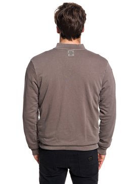 quiksilver, Aso Plains - Bomber-Sweatshirt mit Reißverschluss für Männer, FALCON (szg0) Aso Plains - Zip-Up Bomber Sweatshirt for Men EQYFT03859