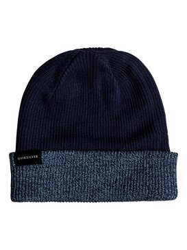 quiksilver, Performed Color Block 2 - Bonnet réversible pour Homme, MEDIEVAL BLUE (bte0) Performed Color Block 2 - Reversible Beanie for Men EQYHA03172