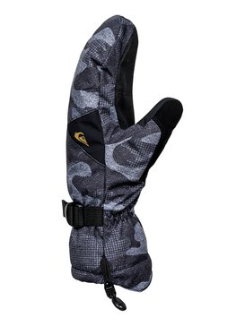 quiksilver, Сноубордические варежки Mission, BLACK GREY CAMOKAZI (kvj9) Mission - Snowboard/Ski Mittens EQYHN03078