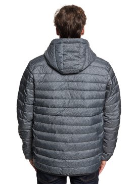 quiksilver, Everyday Scaly - Chaqueta Aislante con Capucha para Hombre, DARK GREY HEATHER SCALY (kyh6) Everyday Scaly - Hooded Insulation Jacket for Men EQYJK03234