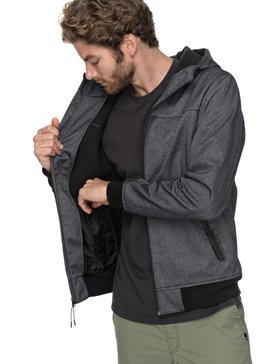 quiksilver, Ветровка Brooks Bonded, BLACK (kvj0) Brooks Bonded - Waterproof Softshell Jacket EQYJK03382