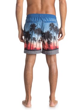quiksilver, Пляжные шорты Sunset Vibes 17", SILVER LAKE BLUE (bjq6) Sunset Vibes 17" - Swim Shorts for Men EQYJV03303