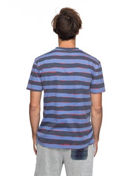quiksilver, Футболка Allover Mad Wax, VINTAGE INDIGO MAD WAX STRIPES (byl6) Allover Mad Wax - T-Shirt EQYKT03690